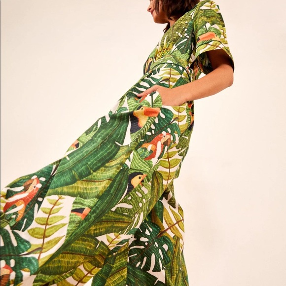 FARM Rio Green Tropical Jumpsuit - Picture 13 of 14